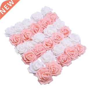 20Pcs 6cm Big PE Foam Roses Artificial Flower Heads For Wedd