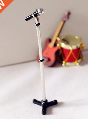 Cute Mini Metal Microphone Model 1:12 Doll House Dollhouse