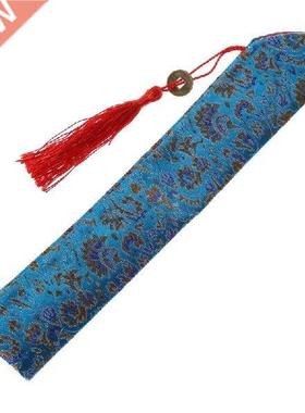 Tas Kipas Tangan Tiongkok Lipat Sutra dengan Penutup Casing