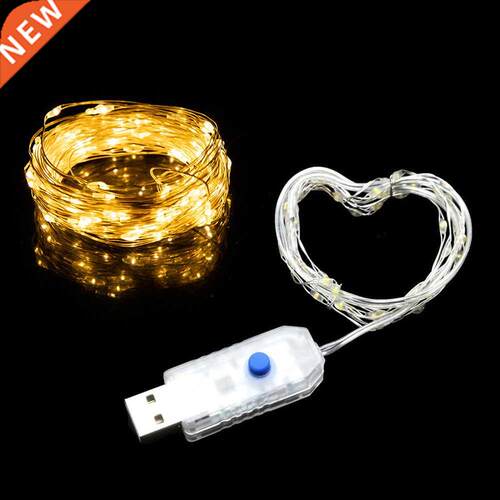 Led Copper Wire Fairy Lights USB Powered LED String Lights H