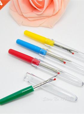 (1Pack)=4Pc Plastic Handle Craft Thread Cutter Seam Ripper S