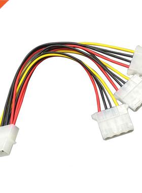 20cm Big 4-pin 1-to-3 Male to Female IDE Molex Power Extensi