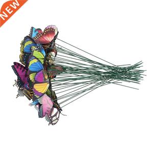 50PCS PVC Simulation Rods Green Plant Decoration Figurines