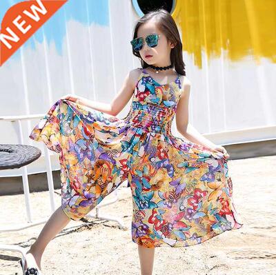 2020 New Girls Dresses Bohemia Children Dresses Girls Summer