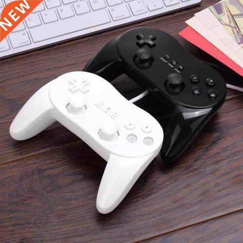 For Nintendo Wii White/Black Classic Wired Game Controller