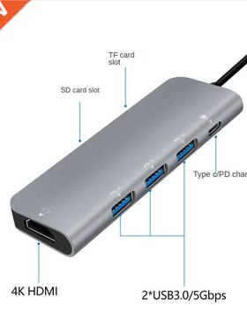 7-in-1 USB 3.0 Hub Suitable for Laptop Adapter PC Computer P