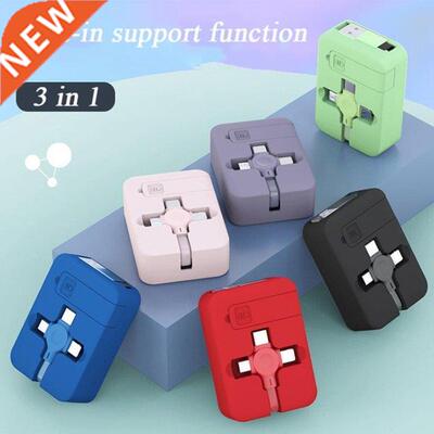 Charging Cable Mobile Phone Holder Data Cable Retractable