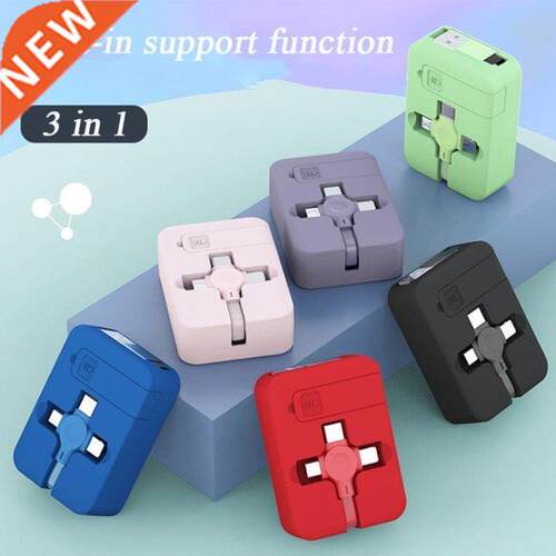 Charging Cable Mobile Phone Holder Data Cable Retractable