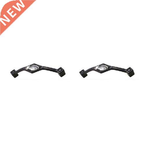 2PCS Cupboard Handles Black Zinc Alloy Door Handles Drawer