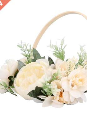 Artificial Flower Wreath Reusable Wedding Flower Wreath for