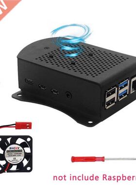 Raspberry Pi 4 Aluminum Alloy Case Metel Box with Hanging Br