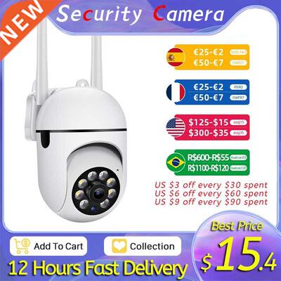 MP PTZ Surveillance IP Camera 4mm HD Lens Full Color WIFI S