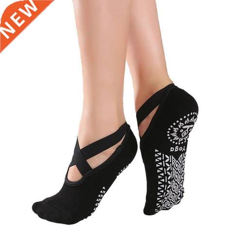 Women High Quality Bandage Yoga Socks Anti-Slip Quick-Dry Da