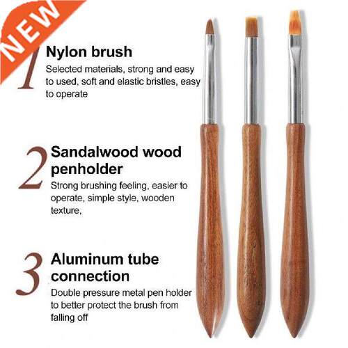 Nail Art Liner Easy to Use Nail Pen Liner Sandalwood