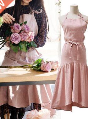Japanese Style Garden Apron Waist Cotton Line Lengthened
