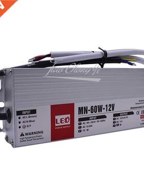 LED ultra-thin power supply IP67 waterproof 12V to 90-275V