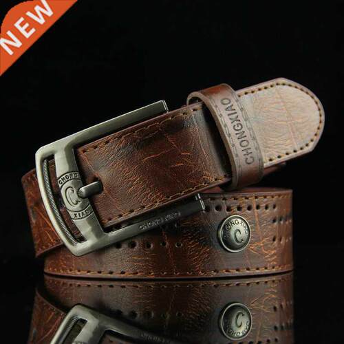 New High Quality needle buckle style leisure men's belt holl