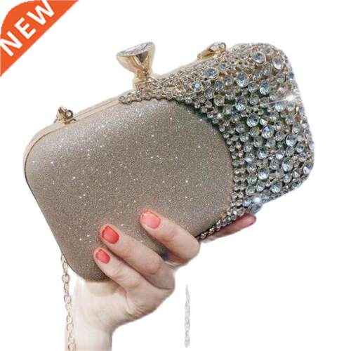 2021 Women Diamond Evening Clutch Bags Bling Patchwork Banqu