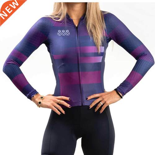 s Pinas Womens Cycling Jersey Long Sleeve For Summer Race Fi