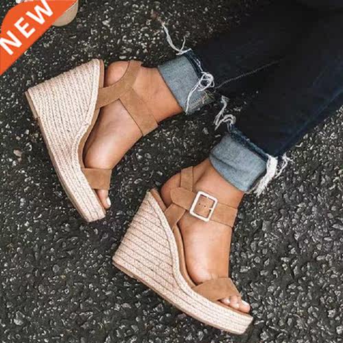 2022 New Ladies oes Platform Sandals Women Comfortable Wed