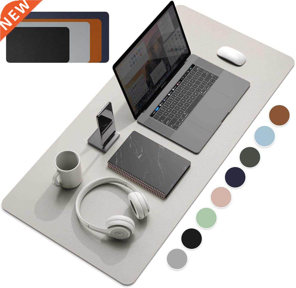 Large Size Office Desk Protector Mat PU Leather Waterproof M图片