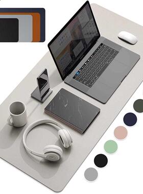 Large Size Office Desk Protector Mat PU Leather Waterproof M
