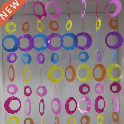 PVC colored plastic discs children cartoon curtain Shutters