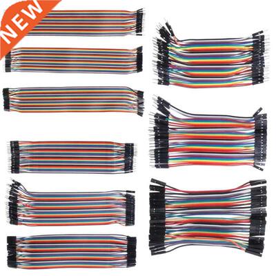 40Pcs Cables M-F/M-M/F-F Jumper Breadboard Wire Colorful GPI