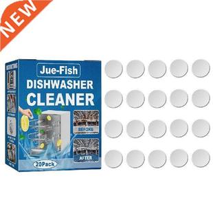20x Dishwasher Cleaner Oil Stain Removal Descaling Tablets