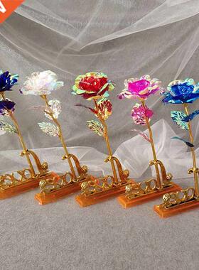 Valentine's Day Creative Aluminum Foil Rose Gold Lasting