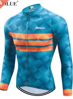 Phtxolue Long Sleeve Cycling Jerseys Breathable Mountain Bik