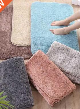 Household Floor Shower Mat Pure Color Thickened Bathroom