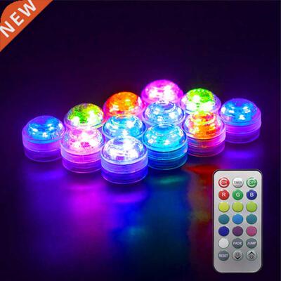 Battery Operated RGB Submersible LED Underwater Light Night