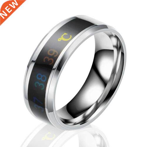 Couple Ring Color Changing Multi Colour Titanium Steel Refin