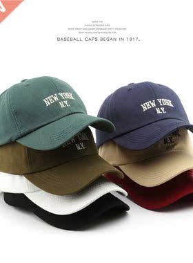 SLETON Cotton Baseball Cap for Women and Men Fashion NEW YOR