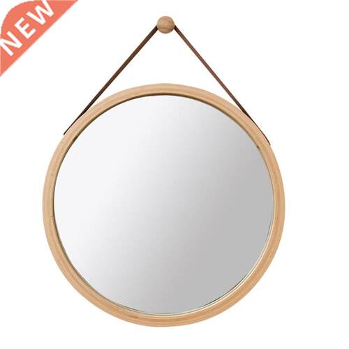 Hanging Round Wall Mirror in Bathroom & Bedroom - Solid