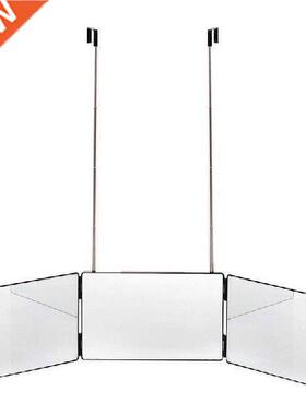 New Retractable Hanging Three-Side Folding Makeup Mirror