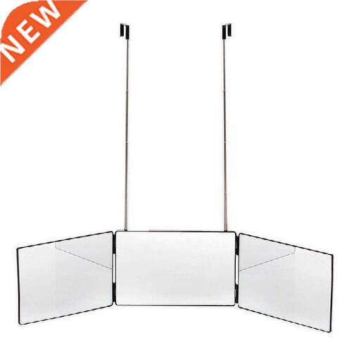 New Retractable Hanging Three-Side Folding Makeup Mirror