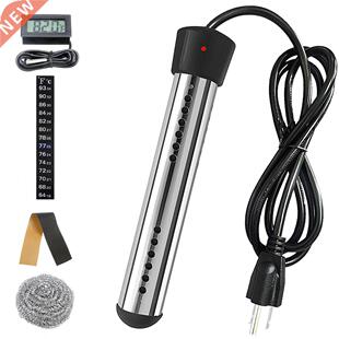 1PC 1500W Immersion Water Heater with Digital Thermometer