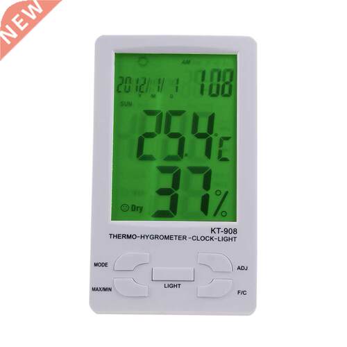 Indoor/ LCD Thermometer Hygrometer Temperature Humidity Met