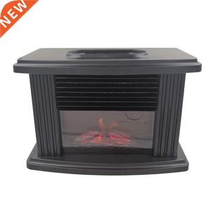 Mini Electric Fireplace Stove Heater Portable Tabletop Indoo