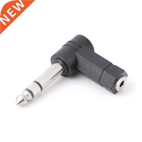 .5mm Female Jack to 6.5mm Male Jack Right Angled Plug Head