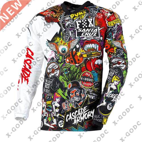 Camiseta de Ciclismo para Hombre, Maillot de manga larga End
