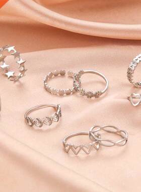 Skyrim ainless eel Women's Ring Simple Heart ar Da