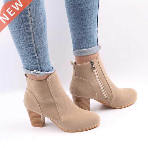 Hot Autumn Winter Women Boots Solid European Ladies shoes b