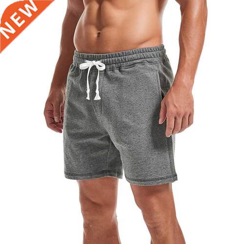 Men's Shorts High Quality Cotton Jogger Sport Fitness Shorts