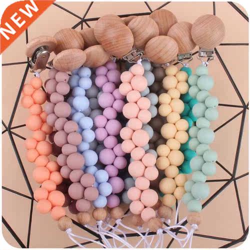 Baby Pacifier Chain Clip Nursing So Holder Silicone Bea