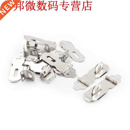 10 Sets Zilver Tone Kast Gates Hangslot Deurknoppen Security
