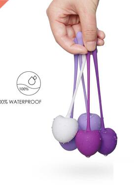 5pcs/set Safe Silicone Kegel Exercise geisha Ball Ben Wa Bal