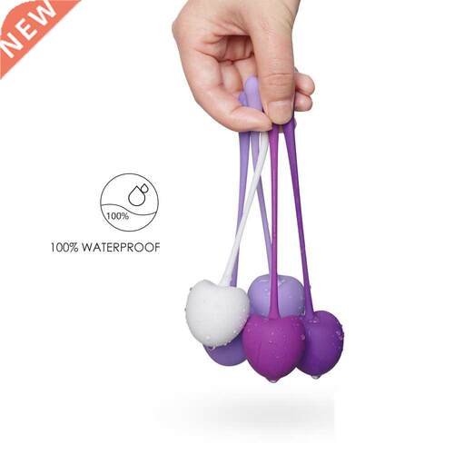5pcs/set Safe Silicone Kegel Exercise geisha Ball Ben Wa Bal